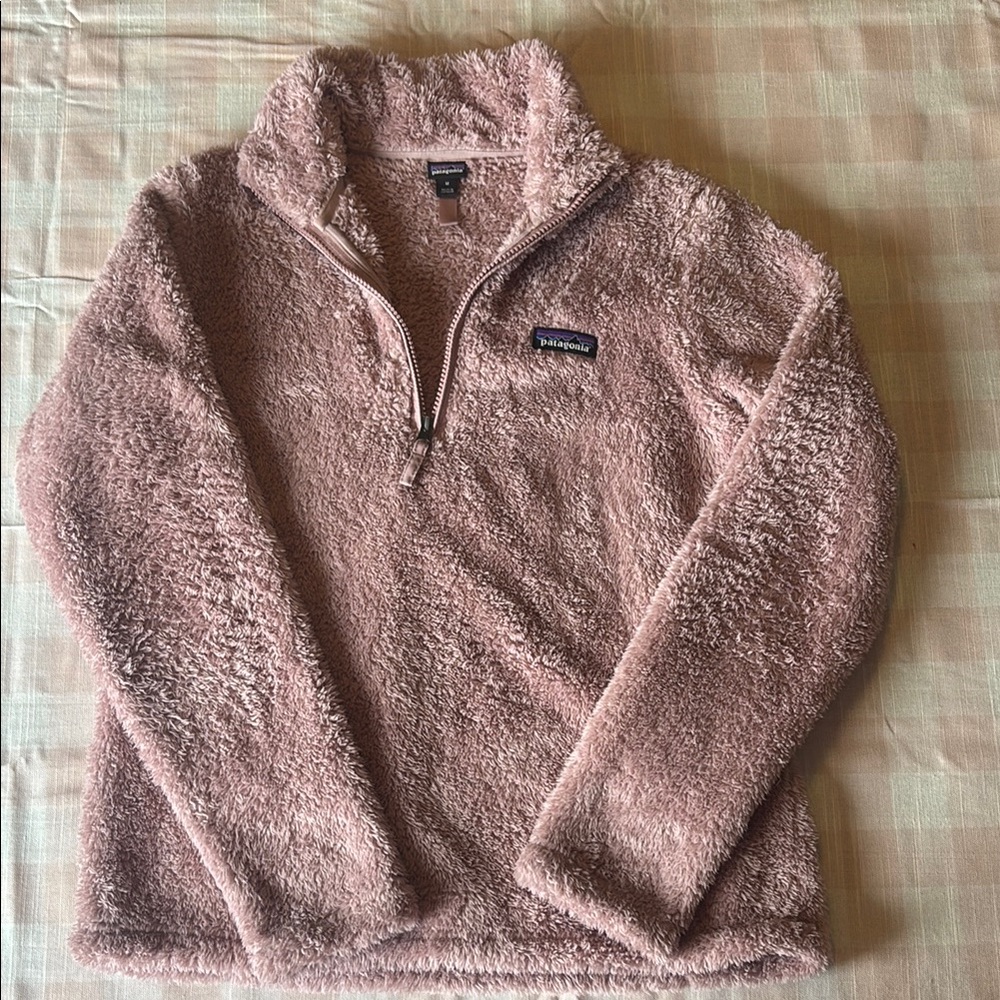 Patagonia Women's Pink Fleece 1/4 zip